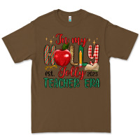 Cacao in my holly jolly teacher era Premium Tee - MaliasSmallBusiness