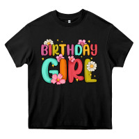 Black birthday girl Heavy Core Tee - MaliasSmallBusiness