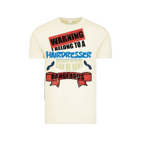 Vintage Arctic I belong to a HAIRDRESSER warning job funny partner Vintage Tee - Bettercallsaul