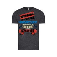 Vintage Black I belong to a HAIRDRESSER warning job funny partner Vintage Tee - Bettercallsaul