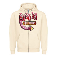 Sandshell Valentines Day Cupid's Love Lodge Zipper Hoodie - FaDigitalArtStudio