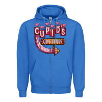 True Royal Valentines Day Cupid's Love Lodge Zipper Hoodie - FaDigitalArtStudio
