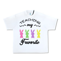White Teaching My Favorite Bunny Urban Heavy Tee - Bettercallsaul