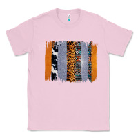 Bubblegum Pink Western Cowhide Glitter Aztec Leopard Pattern Brushstroke Classic Tee - Bettercallsaul