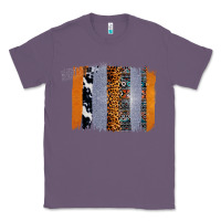 Lavender Western Cowhide Glitter Aztec Leopard Pattern Brushstroke Classic Tee - Bettercallsaul