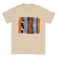 Mushroom Western Cowhide Glitter Aztec Leopard Pattern Brushstroke Classic Tee - Bettercallsaul