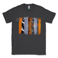 Smoke Western Cowhide Glitter Aztec Leopard Pattern Brushstroke Classic Tee - Bettercallsaul