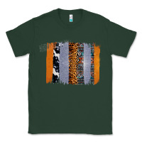 Sports Green Western Cowhide Glitter Aztec Leopard Pattern Brushstroke Classic Tee - Bettercallsaul