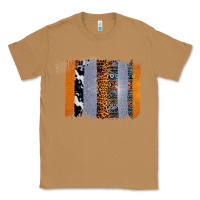 Toasted Coconut Western Cowhide Glitter Aztec Leopard Pattern Brushstroke Classic Tee - Bettercallsaul