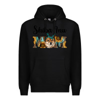 Black western shiba inu mom Premium Hoodie - RanaPortraitStore