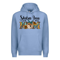 Colony Blue western shiba inu mom Premium Hoodie - RanaPortraitStore