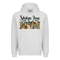 Dove Grey western shiba inu mom Premium Hoodie - RanaPortraitStore