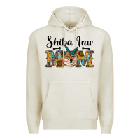 Oatmeal Heather western shiba inu mom Premium Hoodie - RanaPortraitStore
