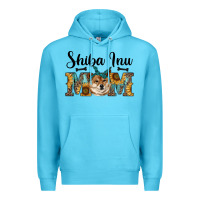 Ocean Blue western shiba inu mom Premium Hoodie - RanaPortraitStore