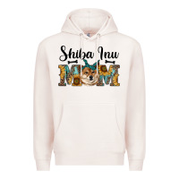 Pale Pink western shiba inu mom Premium Hoodie - RanaPortraitStore