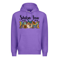 Purple western shiba inu mom Premium Hoodie - RanaPortraitStore