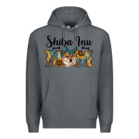 Rock western shiba inu mom Premium Hoodie - RanaPortraitStore