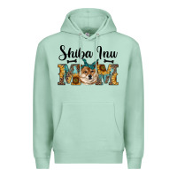 Seafoam western shiba inu mom Premium Hoodie - RanaPortraitStore