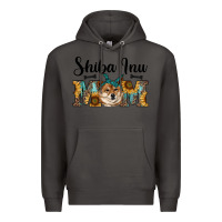 Smoke western shiba inu mom Premium Hoodie - RanaPortraitStore