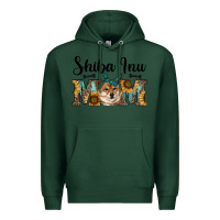 Sports Green western shiba inu mom Premium Hoodie - RanaPortraitStore