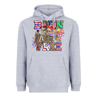 Heather Grey boy grandma Heavyweight Hoodie - CowhideDigitalArt