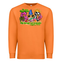 Carrot with god all things are possible summer Premium Sweatshirt - CowhideDigitalArt