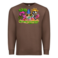 Chestnut with god all things are possible summer Premium Sweatshirt - CowhideDigitalArt