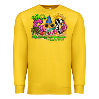 Lemon with god all things are possible summer Premium Sweatshirt - CowhideDigitalArt