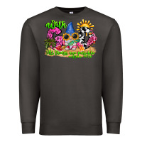 Smoke with god all things are possible summer Premium Sweatshirt - CowhideDigitalArt