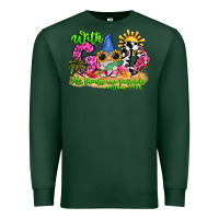 Sports Green with god all things are possible summer Premium Sweatshirt - CowhideDigitalArt