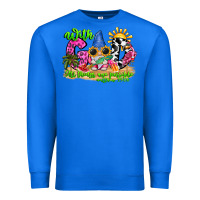 True Royal with god all things are possible summer Premium Sweatshirt - CowhideDigitalArt