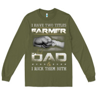 Army Green Farmer1107 Long Sleeve Tee - tuanDangUi