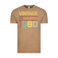 Vintage Coffee Born in 1980 Vintage February Vintage Tee - Bettercallsaul