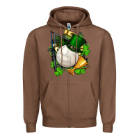 Chestnut st.patrick's day volleyball Zipper Hoodie - FaDigitalArtStudio