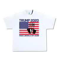 White Trump 2020 Make Liberals cry Again Urban Heavy Tee - Bettercallsaul
