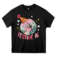 Black festive af Heavy Core Tee - MaliasSmallBusiness