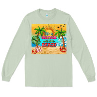 Matcha life is better with at the beach Long Sleeve Tee - TumblerDesignByShophia