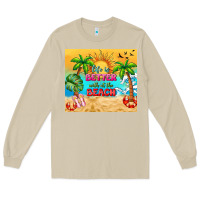 Mushroom life is better with at the beach Long Sleeve Tee - TumblerDesignByShophia