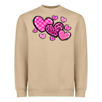 Mushroom love hearts Heavyweight Sweatshirt - OliviaCreatesArt