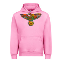 Fuchsia Pink thunderbird  wild soul with sunflower serape aztec Urban Hoodie - Artiststas