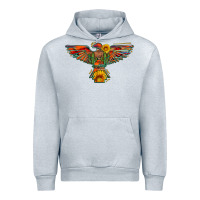 Heather Grey thunderbird  wild soul with sunflower serape aztec Urban Hoodie - Artiststas