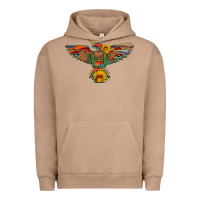 Pigment Burro thunderbird  wild soul with sunflower serape aztec Urban Hoodie - Artiststas