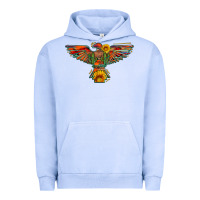 Pigment Grape Ice thunderbird  wild soul with sunflower serape aztec Urban Hoodie - Artiststas