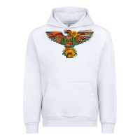 White thunderbird  wild soul with sunflower serape aztec Urban Hoodie - Artiststas