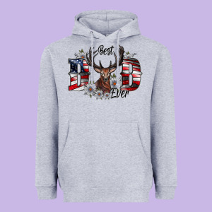 Best Dad Ever Heavyweight Hoodie Designed By Cowhidedigitalart