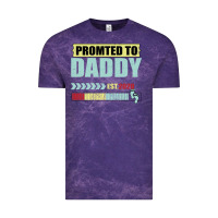 Cloud Purple Promoted To Daddy Est 2020 Vintage Tee - Bettercallsaul