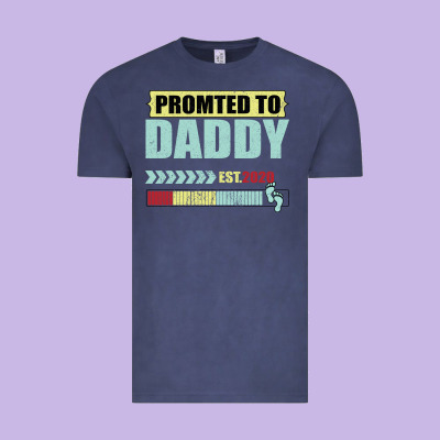 Promoted To Daddy Est 2020 Vintage Tee Designed By Bettercallsaul