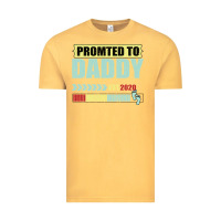 Vintage Mustard Promoted To Daddy Est 2020 Vintage Tee - Bettercallsaul