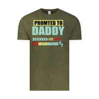 Vintage Olive Promoted To Daddy Est 2020 Vintage Tee - Bettercallsaul