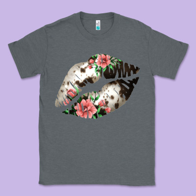 Cowhide And Flowers Lips Classic Tee Designed By Bettercallsaul